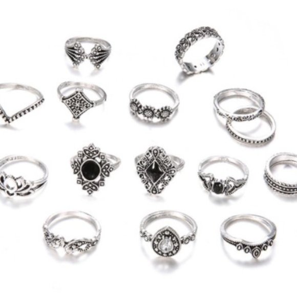 Stackable Rings (Set of 15) - Picture 2 of 3